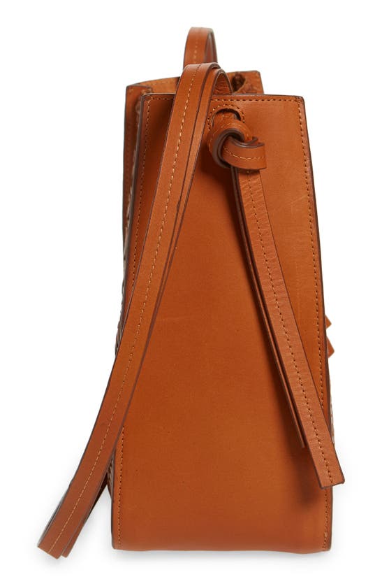 Mackenzie Brown Woven Leather Bag