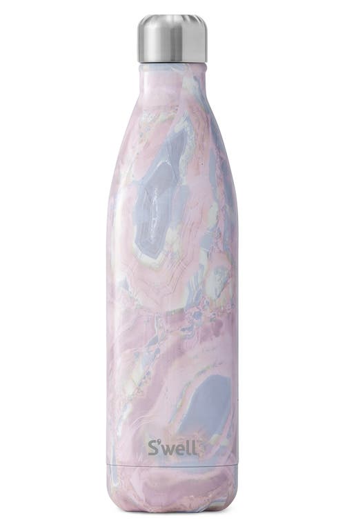 S'Well 25-Ounce Insulated Stainless Steel Water Bottle in Geode Rose at Nordstrom