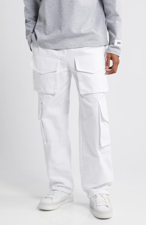 Shop Krost Cloud Cargo Pants In White