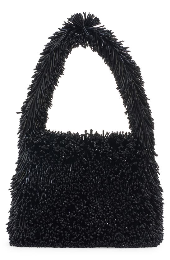 Shop Dolce & Gabbana Dolce&gabbana Dg Fringe Handheld Bag In Black