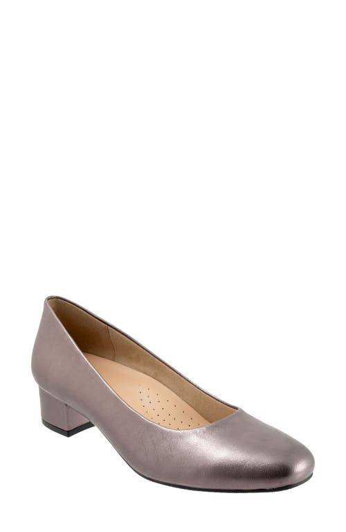 Trotters Dream Pump Pewter Metallic at Nordstrom,