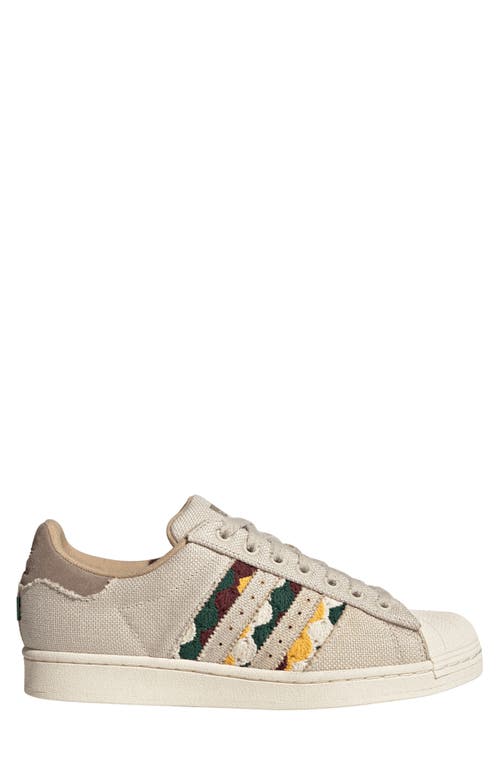 adidas Superstar Sneaker in Brown/Beige/Cream at Nordstrom, Size 8