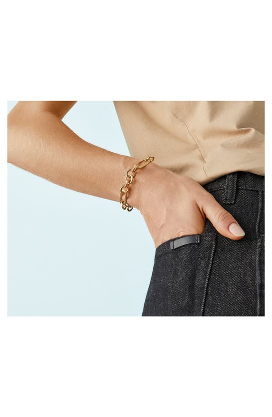 Shop Marco Bicego Jaipur Mixed Link Bracelet In Yellow Gold