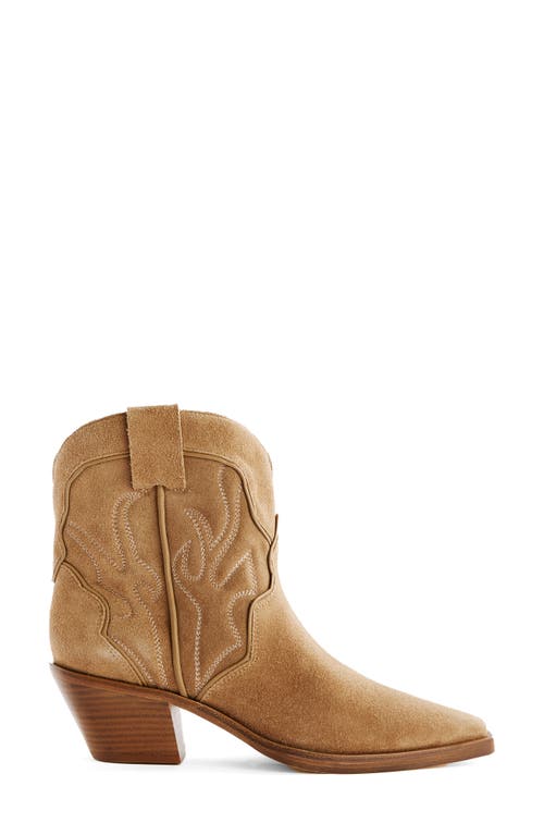Reformation Otto Mini Western Boot In Toasted Coconut