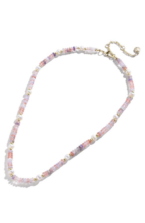 BaubleBar Kai Beaded Necklace in Pink at Nordstrom