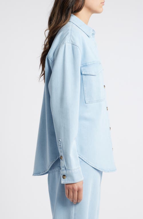 TREASURE & BOND TREASURE & BOND OVERSIZE DENIM BUTTON-UP SHIRT 