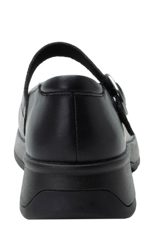 Alegria By Pg Lite Jazmine Platform Mary Jane Pump In Black Nappa