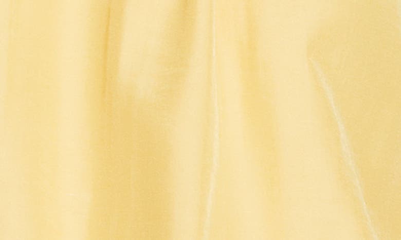 Shop Court & Rowe Smock Detail Satin Halter Top In Canary Gold