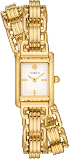 Tory Burch The Eleanor Mini Bracelet Watch & Bracelet Set, 28mm | Nordstrom