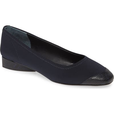 Donald Pliner Issa Cap Toe Flat, Blue