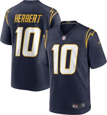 Youth Nike Justin Herbert Navy Los Angeles Chargers Team Game Alternate  Jersey