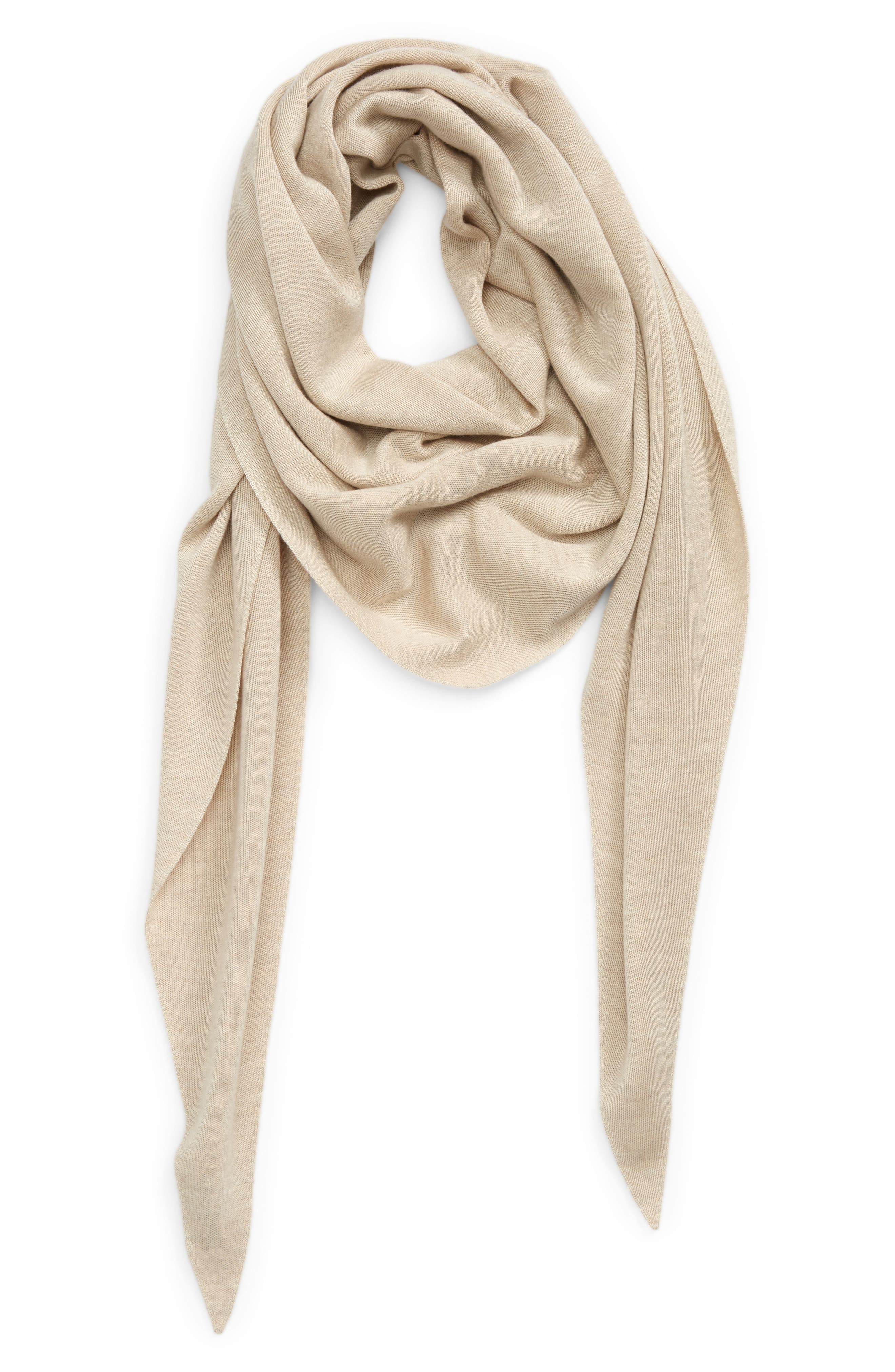 beige designer scarf