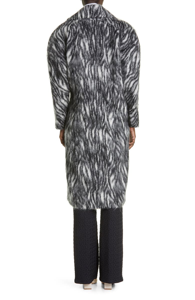 Royal Bis Zebra Jacquard Coat Royal Bis Zebra Jacquard Coat