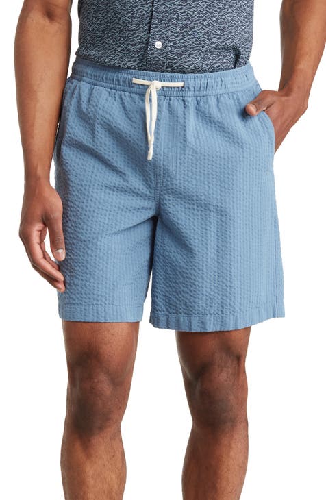 Seersucker Cotton Shorts