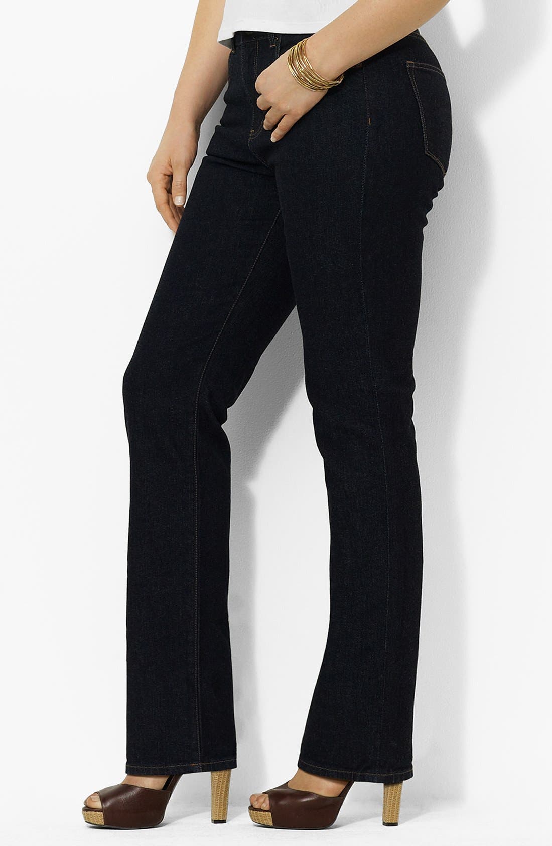 Lauren Ralph Lauren Straight Leg Jeans (Plus Size) Nordstrom