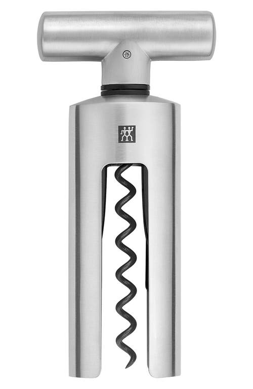 Zwilling Sommelier Stainless Steel Corkscrew In Stainless Steel