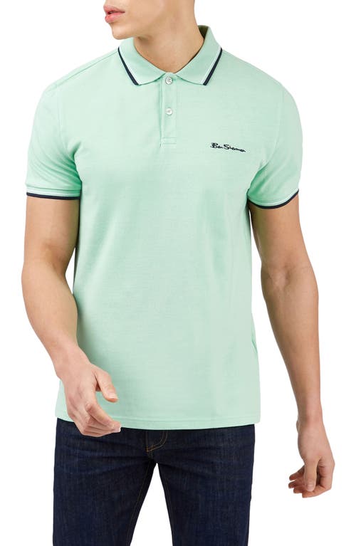 Ben Sherman Signature Tipped Organic Cotton Piqué Polo at Nordstrom,