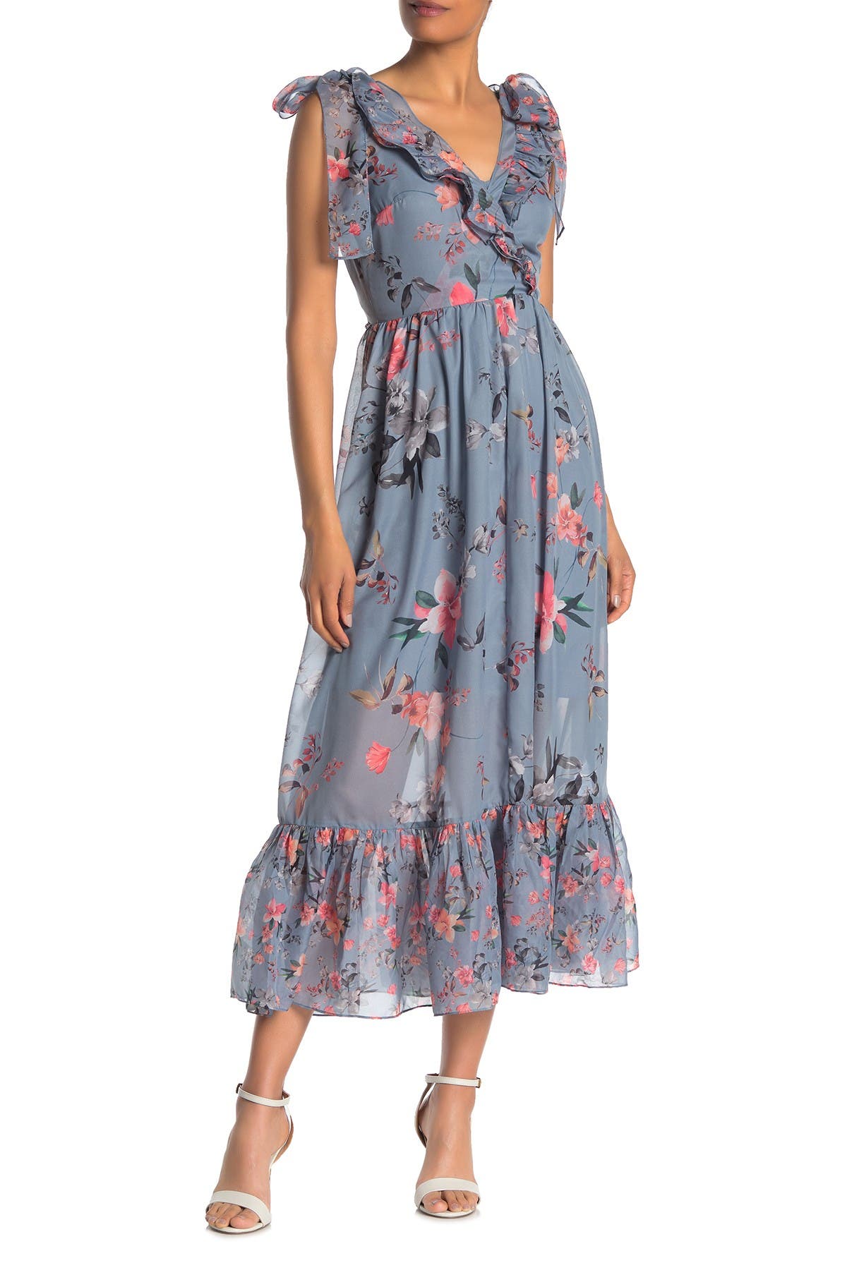 nordstrom floral midi dress