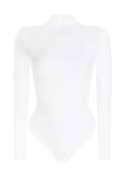 Shop Ser.o.ya Meg Bodysuit In White