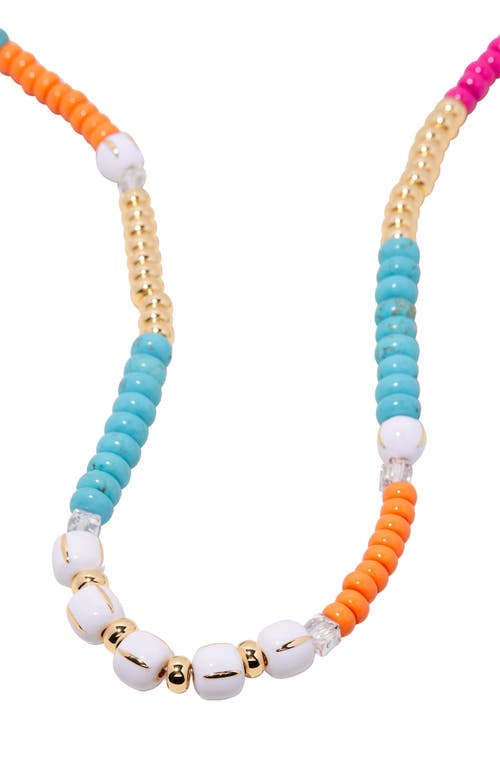 Shop Brook & York Brook And York Paloma Beaded Necklace In Gold/multi