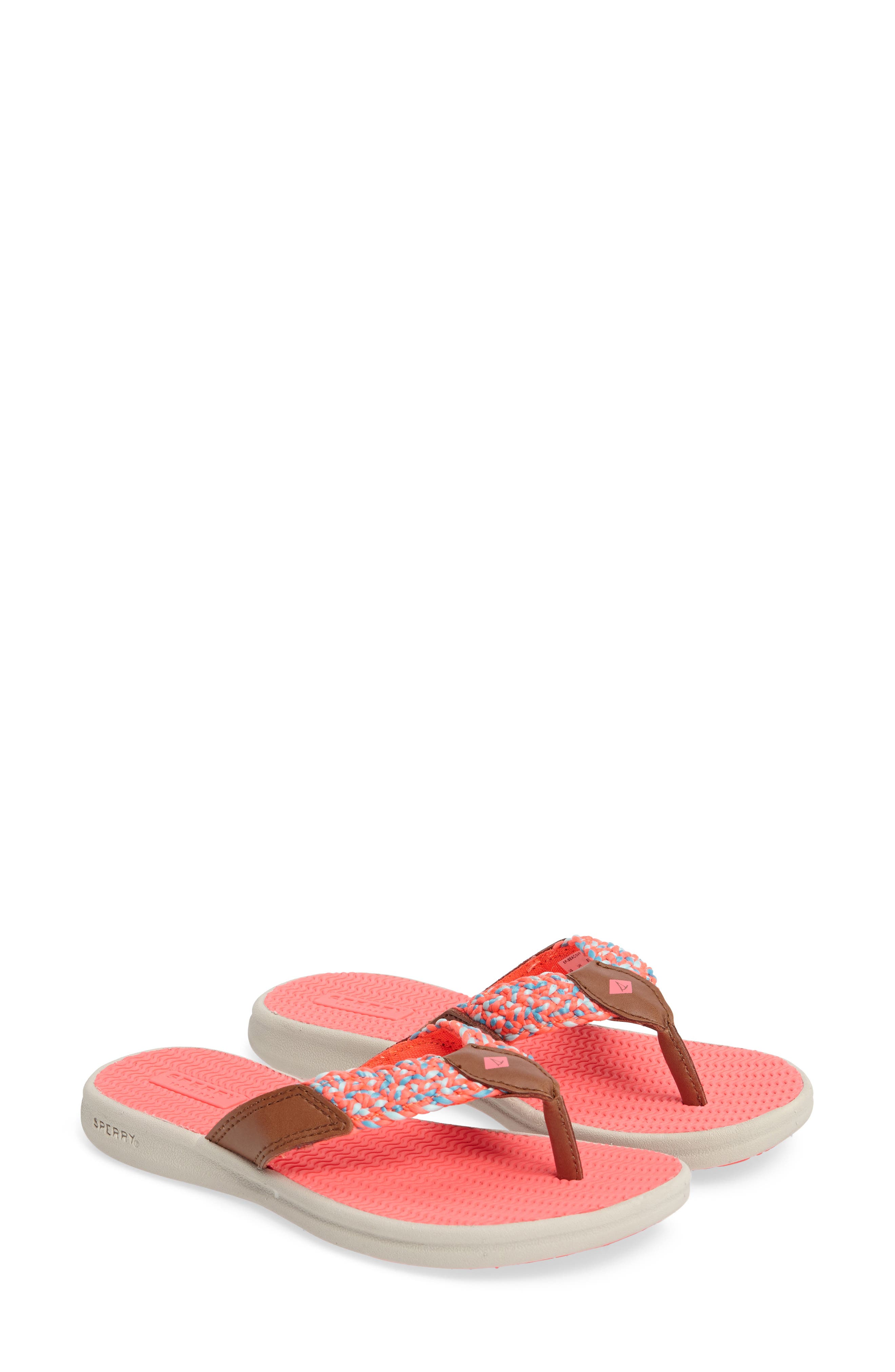 kids sperry flip flops