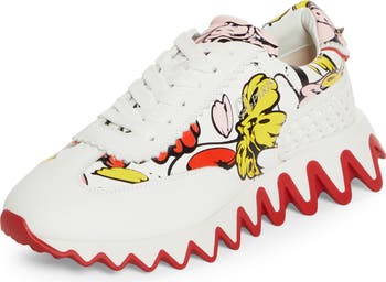 Christian Louboutin x Shun Sudo Loubishark Button Flower Sneaker (Women ...