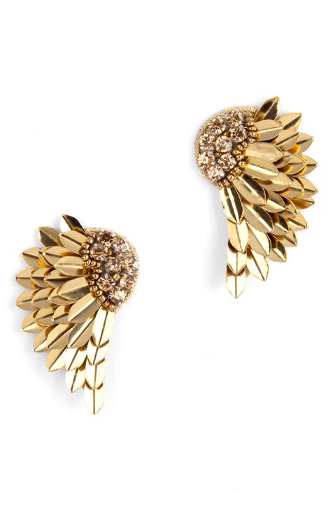  Didiseaon 1 Pair Ear Rings Bronze Jewelry for Women Bronze  Drops Metal Water Drop Miss Earring: Clothing, Shoes & Jewelry