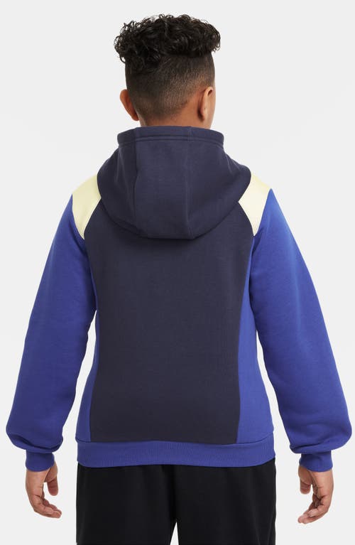 Nike Kids' Air Hoodie In Midnight Navy/royal/sail