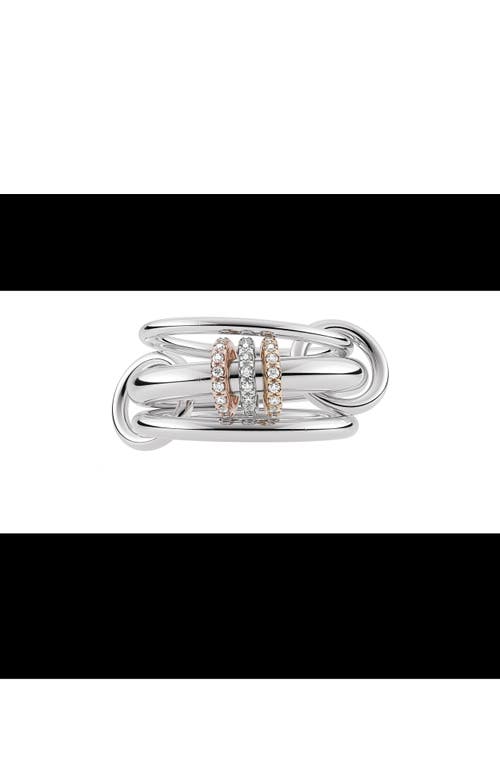 Spinelli Kilcollin Gemini Pavé Diamond Ring in Ss
