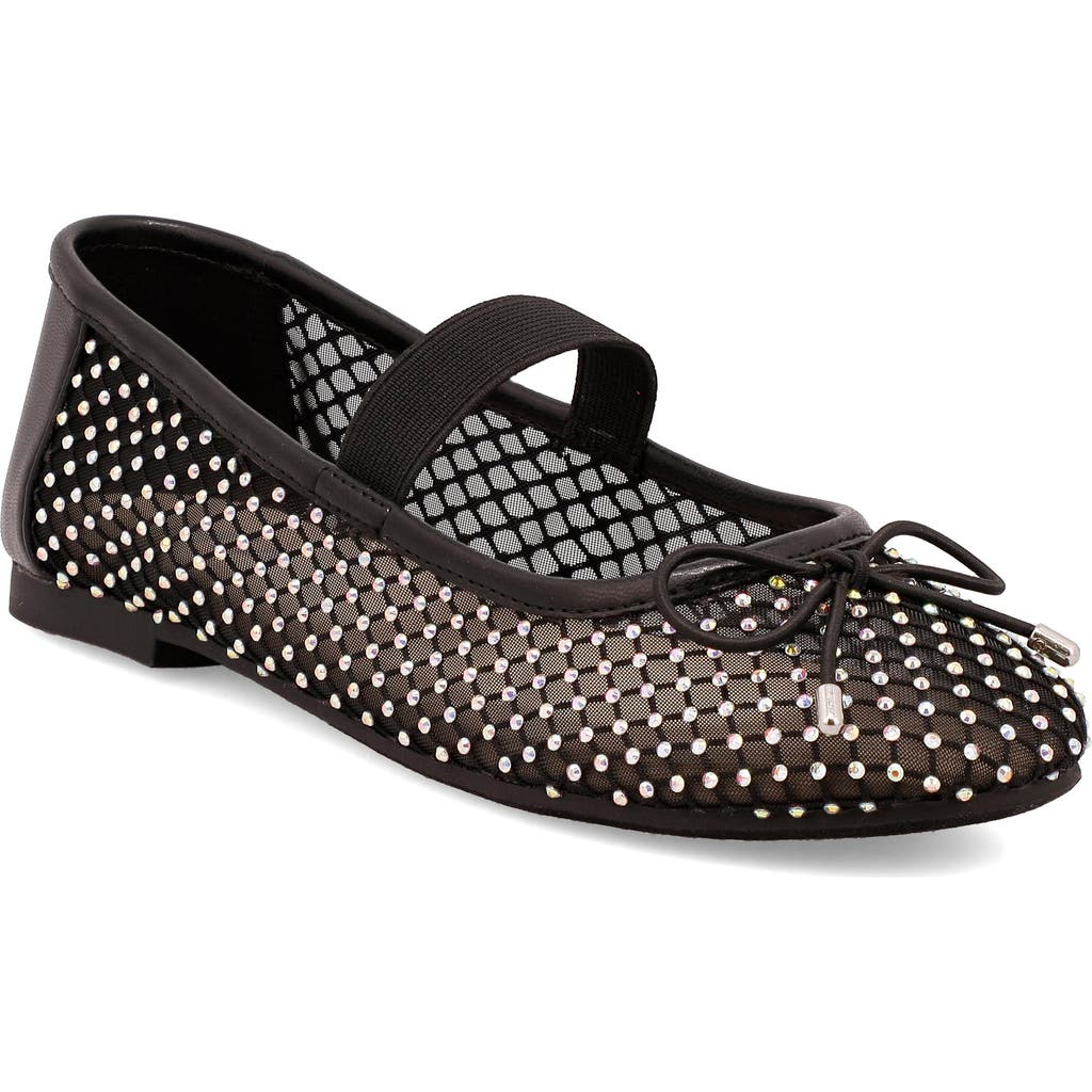 Mia Unica Mary Jane Flat In Black