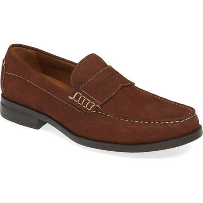 Johnston & Murphy Chadwell Penny Loafer- Brown