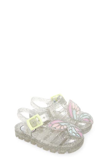 Sophia Webster Kids' Butterfly Jelly Sandal In White