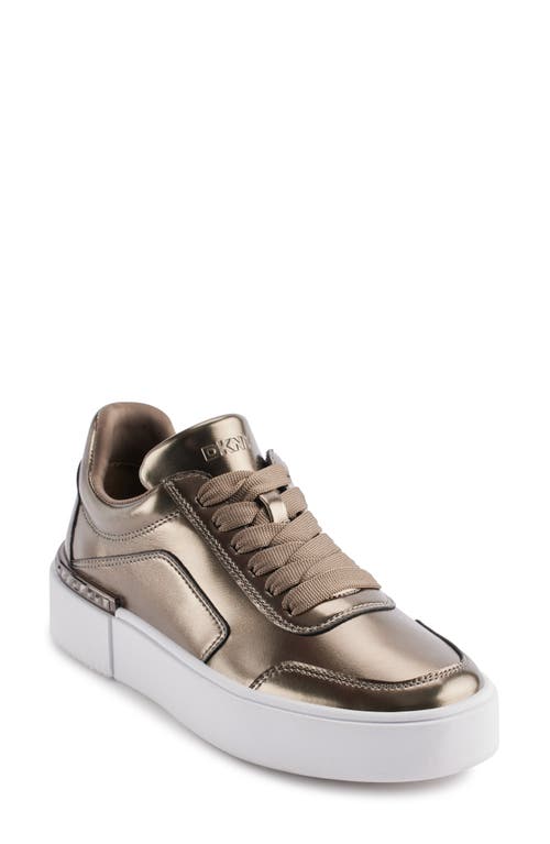 Shop Dkny Beverly Hidden Wedge Sneaker In Ash