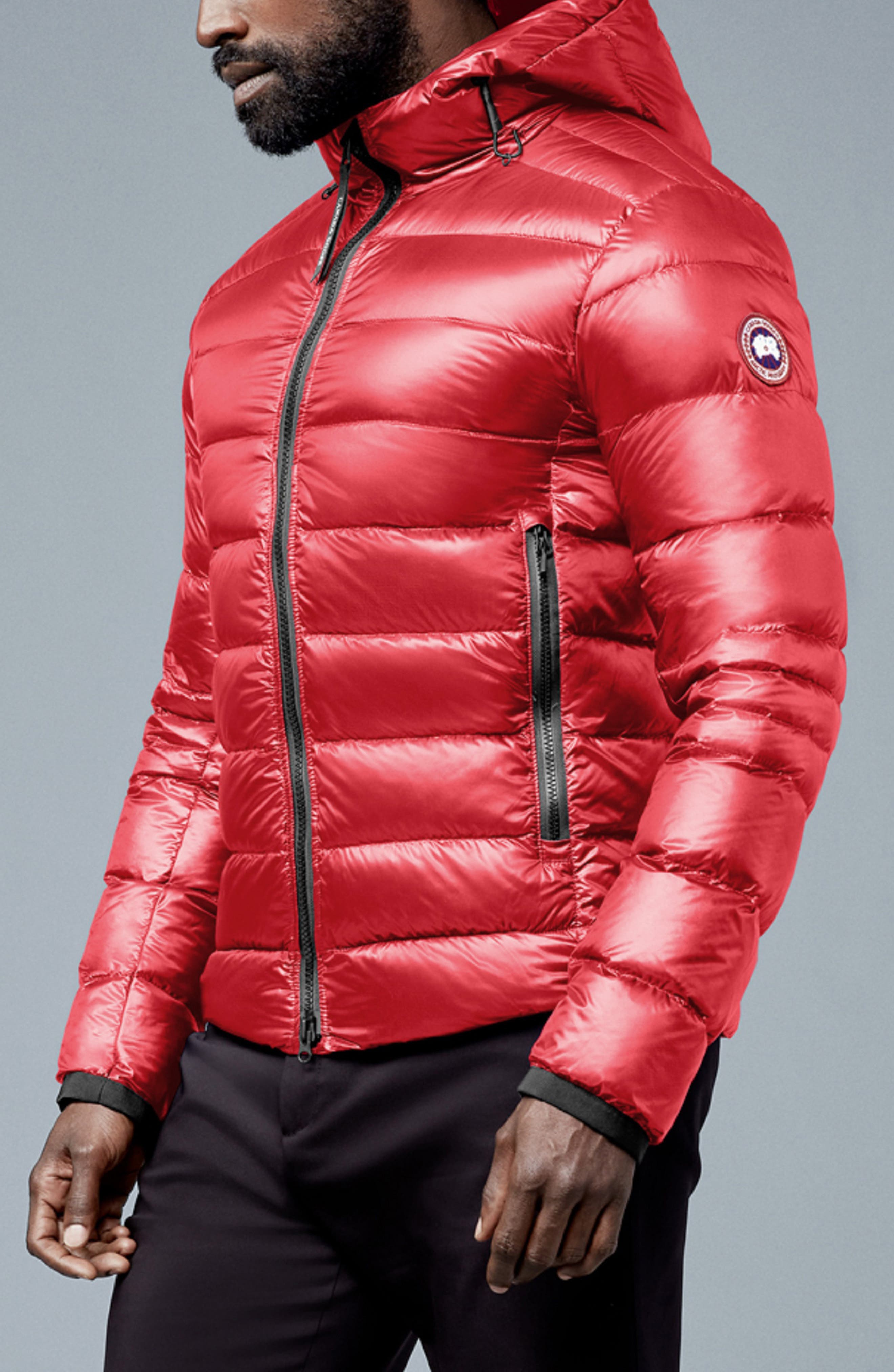 men's crofton quilted hooded jacket