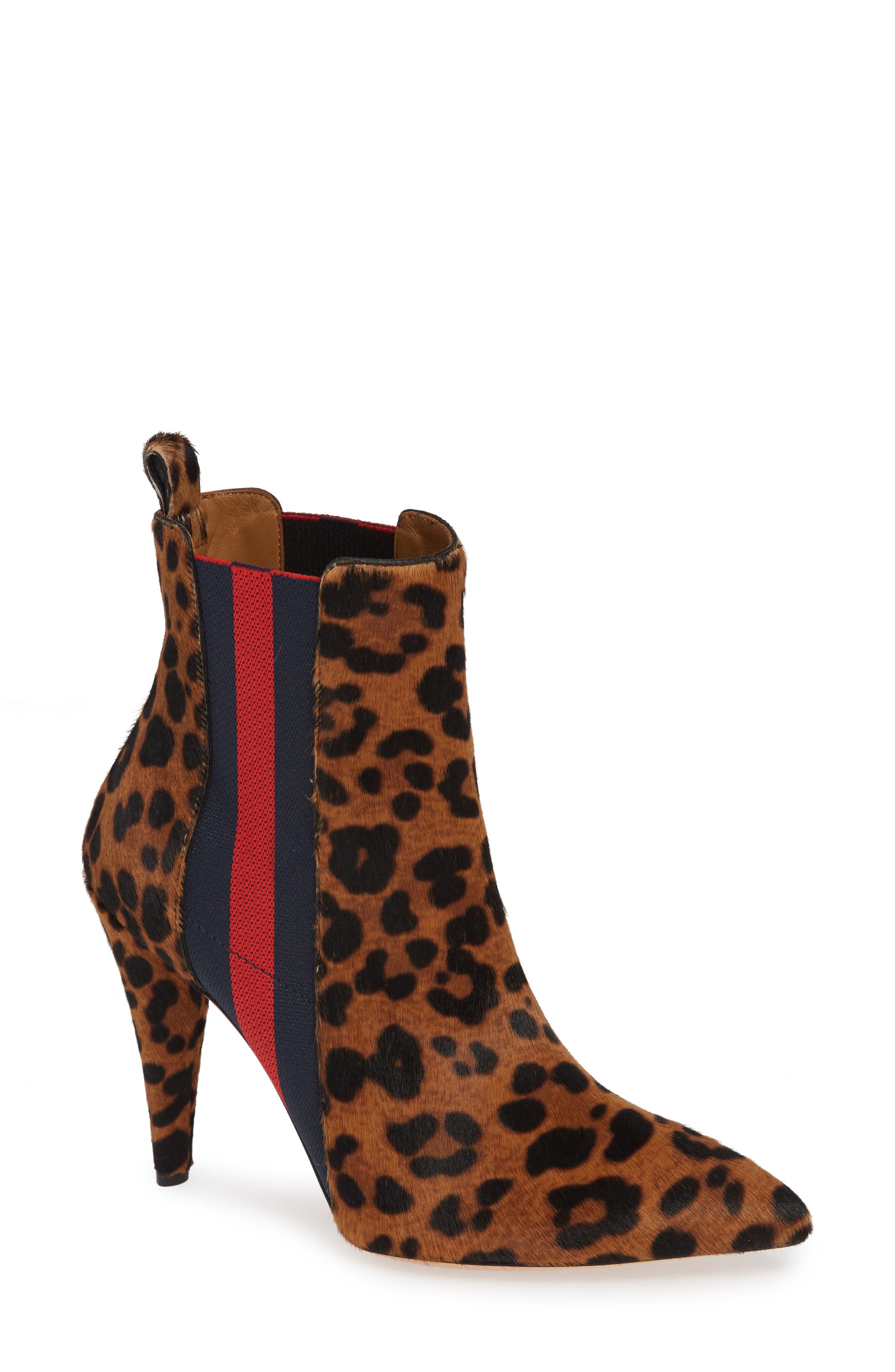 veronica beard leopard booties