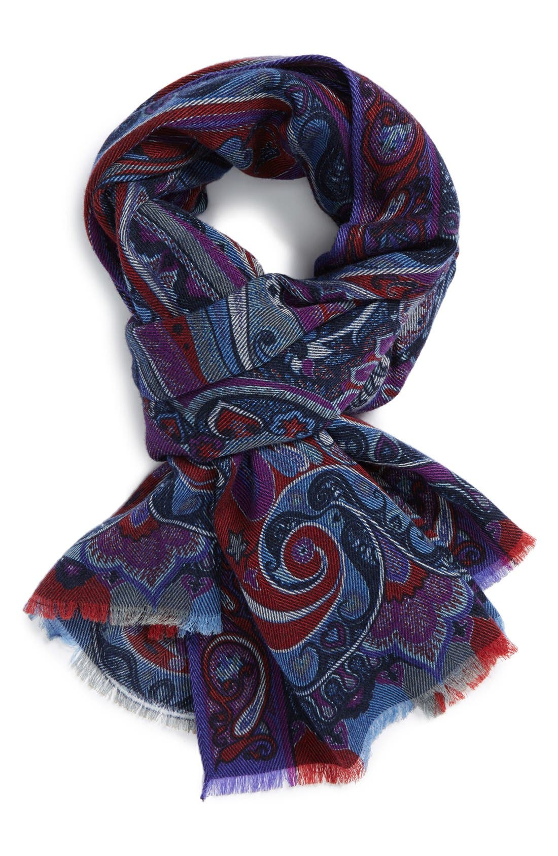 Etro Paisley Wool & Silk Scarf | Nordstrom