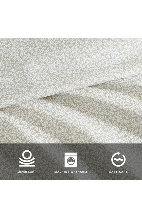 Kenneth Cole New York Chill Flowers Sheet Set In Beige