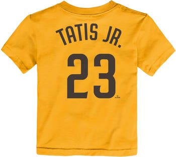 Nike Youth Nike Fernando Tatis Jr. White San Diego Padres 2022 City Connect  Name & Number T-Shirt