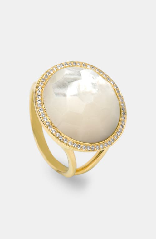Ippolita Rock Candy - Lollipop 18K Gold Ring in Yellow Gold/Mother Of Pearl at Nordstrom, Size 7