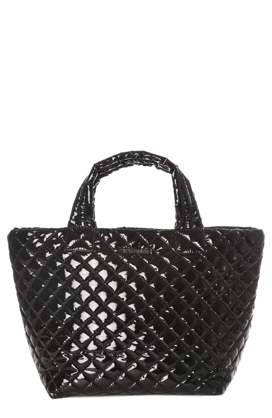 Mz wallace black lacquer tote Clearance