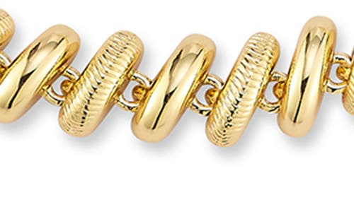 Chloe & Madison Chloe And Madison Macaroni Bracelet In Gold