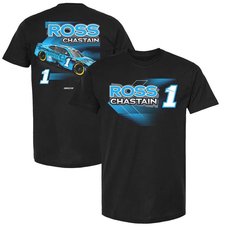 Trackhouse Racing Team Collection Black Ross Chastain  Car T-shirt