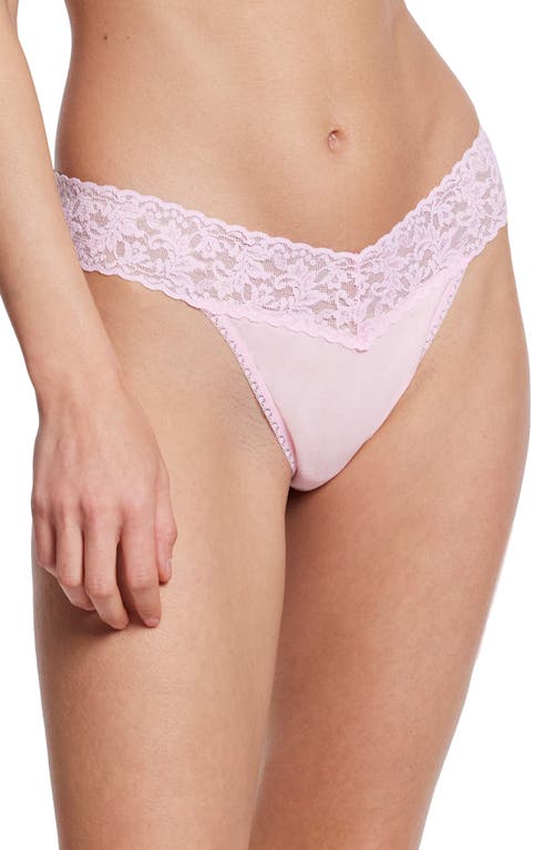 Shop Hanky Panky Original Rise Thong In Bliss Pink