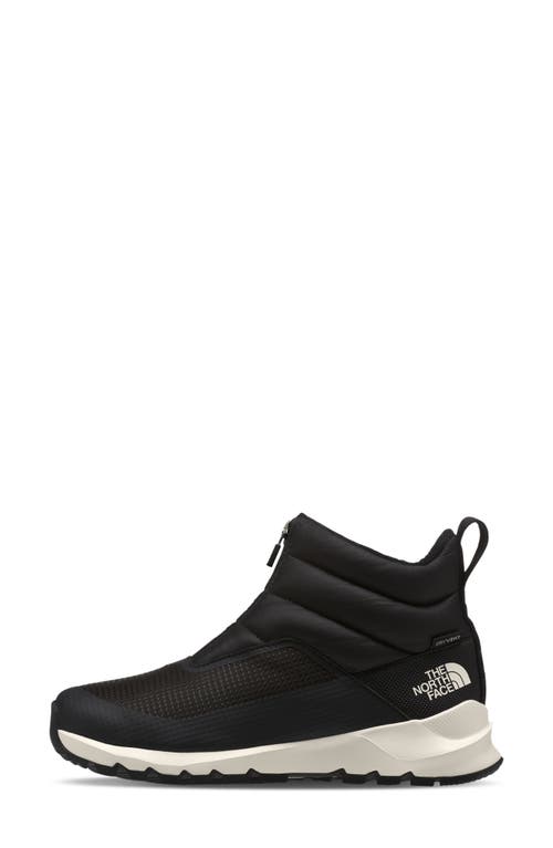 The North Face Thermoball Progressive Zip Bootie In Tnf Black/gardenia White