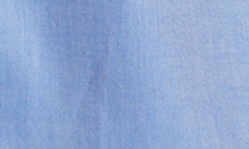 Jared Lang Solid Pima Cotton Button-up Shirt In Blue