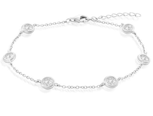 Shop Donatello Gian Sterling Silver Crystal Bracelet