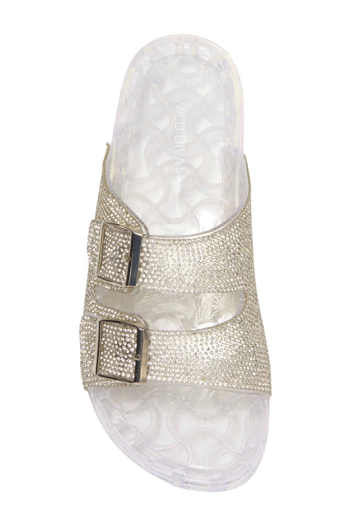 wild diva lounge rhinestone sandals