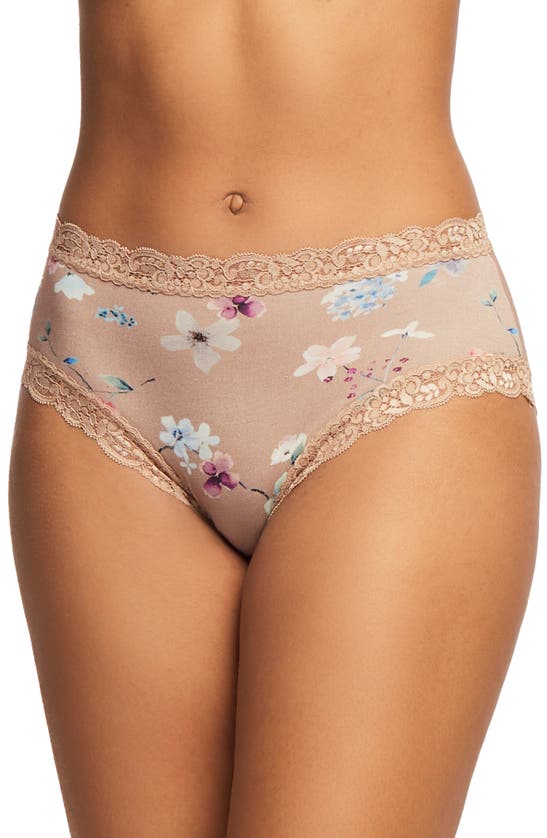 Fleur't Iconic High Waist Boyshorts In Chantilly