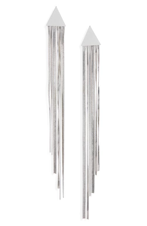 Isabel Marant Fascinating Chain Drop Earrings in Silver at Nordstrom