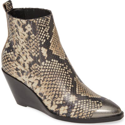 Treasure & Bond Natalie Wedge Bootie- Beige